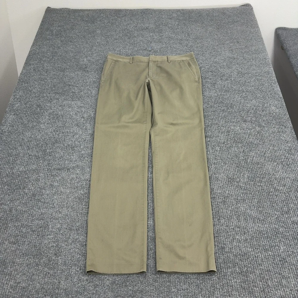 Bonobos Saturday Chino Pants Mens 32x32 Tan Cotton Casual Classic Style